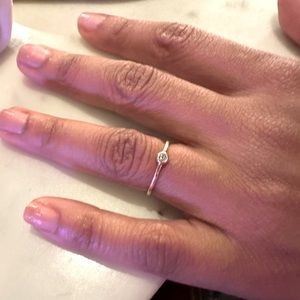 Mejuri Gold Diamond Ring size 5